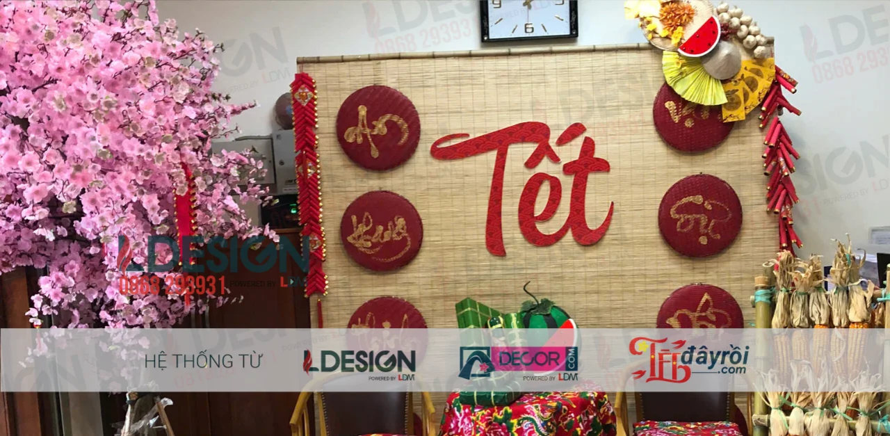 Thi Công Tiểu Cảnh Tết 2026 Trọn Gói – Thiết Kế & Trang Trí Chuyên Nghiệp