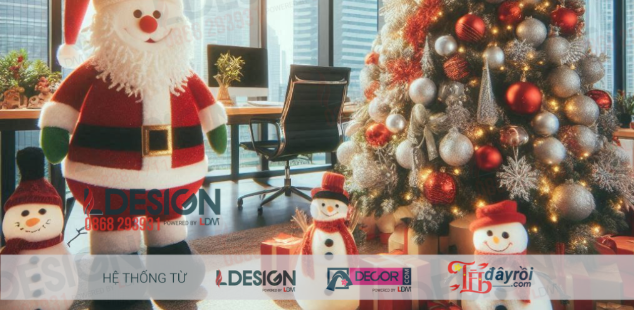 Dịch Vụ Trang Trí Noel Văn Phòng – L Design Media