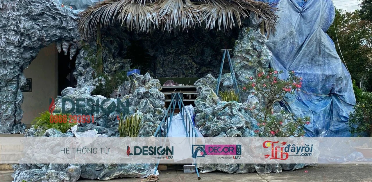 Thi Công Hang Đá Noel Trọn Gói 2025 – Thiết Kế Đẹp, Giá Tốt