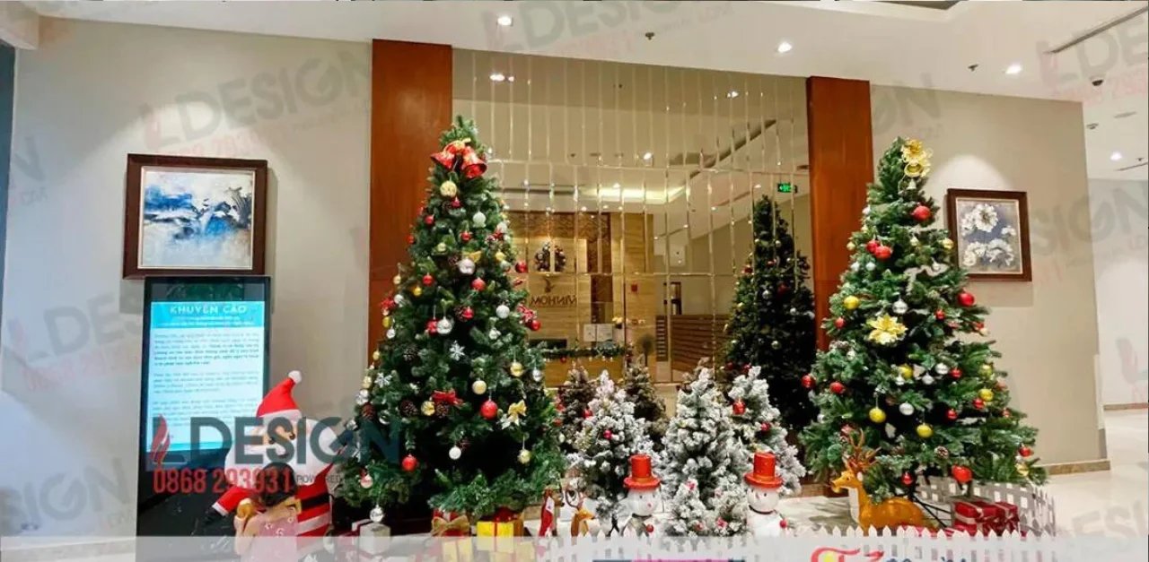 Thuê Cây Thông Noel Có Phụ Kiện – Trọn Gói, Lắp Đặt Nhanh Chóng