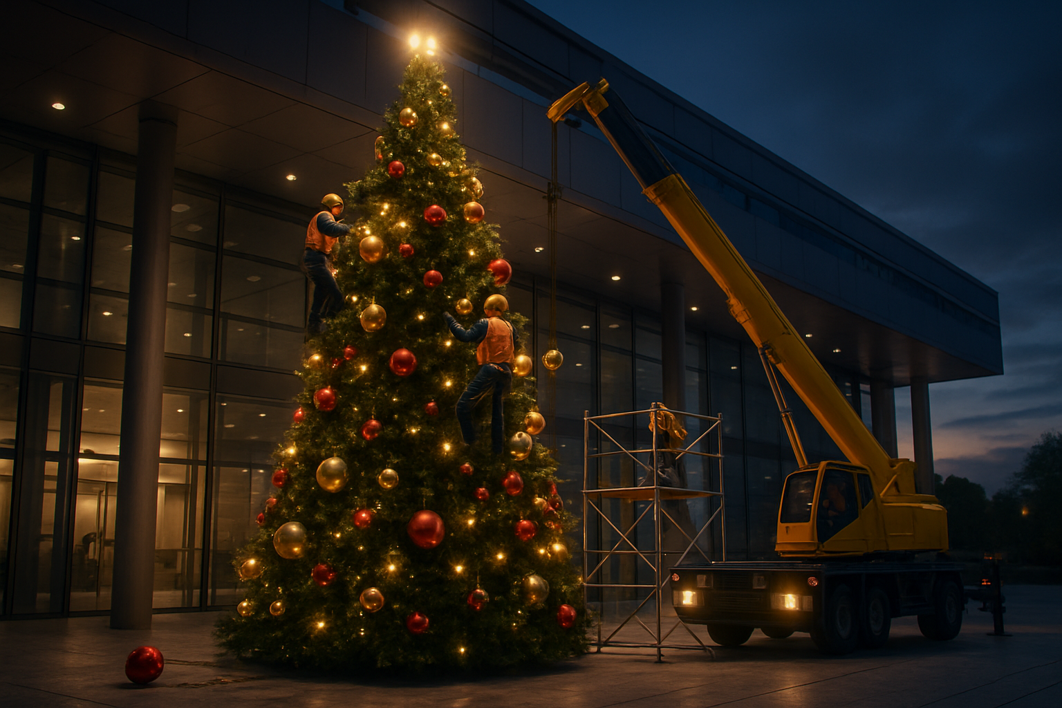 9m Christmas Tree Rental for Festive Displays