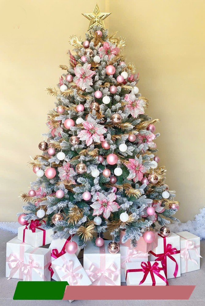 Ảnh tham khảo mặt bằng, tỉ lệ và phối cảnh khi thi công cây thông Noel - Cây thông Noel 9m phù hợp không gian nào?